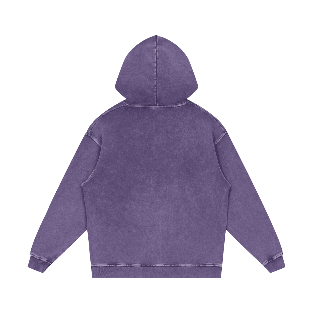 ULTRAVIOLET Snow Washed Loose Cotton Hoodie