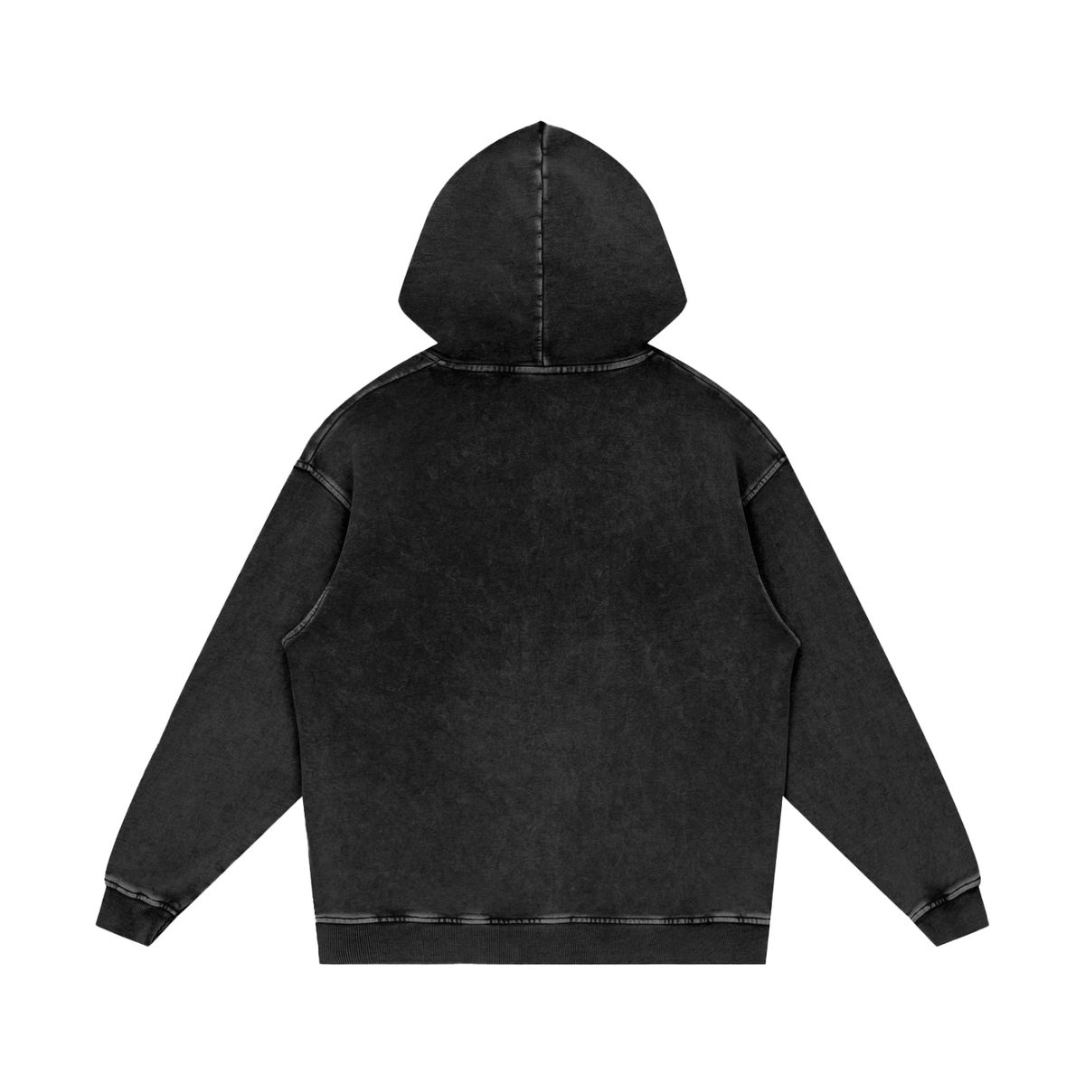 ULTRAVIOLET Snow Washed Loose Cotton Hoodie